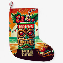 Happy Hula Days und Mele Kalikimaka Kleiner Weihnachtsstrumpf