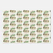 Happy Hula Days Wrapping Paper Sheets Geschenkpapier Set (Vorderseite)