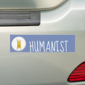 Happy Human Humanist Autoaufkleber (Auf Auto)