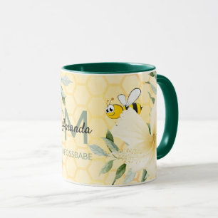 Happy Hummeln Gelbe Honigwabe Sommerbossling Tasse