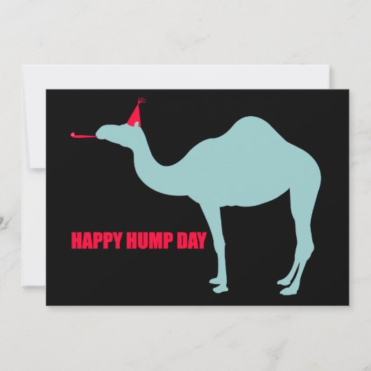 Happy Hump Day Camel Einladungen (Vorderseite)