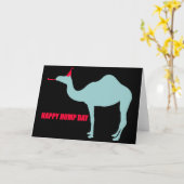 Happy Hump Day Camel Grußkarte Karte (Gelbe Blume)