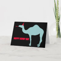 Happy Hump Day Camel Grußkarte