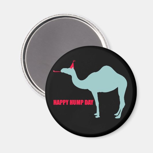 Happy Hump Day Camel Magnet (Vorderseite/Rückseite)