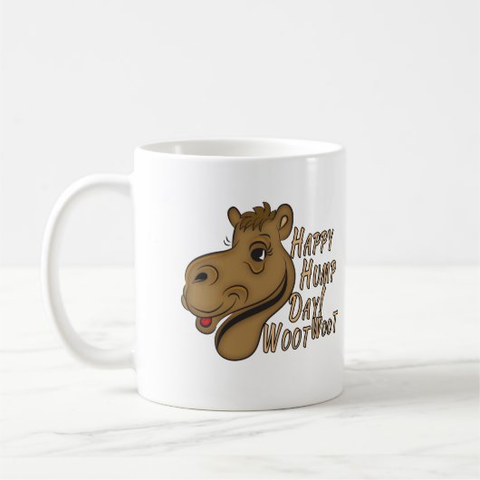 Happy Hump Day Woot Woot Kaffeetasse (Links)