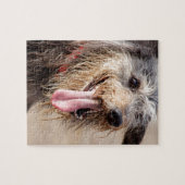 Happy Hund am Strand Puzzle (Horizontal)