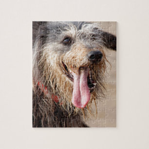 Happy Hund am Strand Puzzle