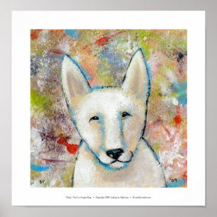 Happy Hund Art Malerei - Fred fun shepherder Poster