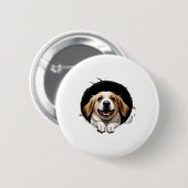 Happy Hund Button (Vorne & Hinten)