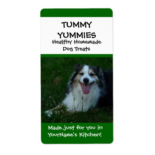 Happy Hund hausgemachte Leckereien Kitchen Label S (Vorne)