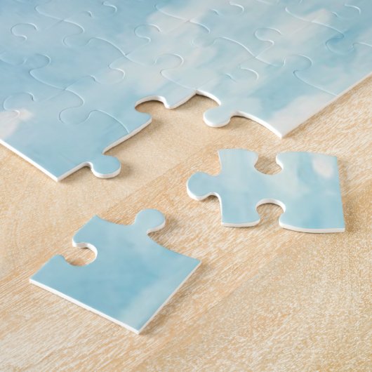 Happy Hund in Gelben Auto Art Print Puzzle (Seite)