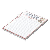 Happy Hund oder Foto Personalisiert, Planer zu tun Notizblock (Rotiert)