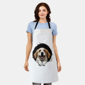 Happy Hund Schürze (Getragen)