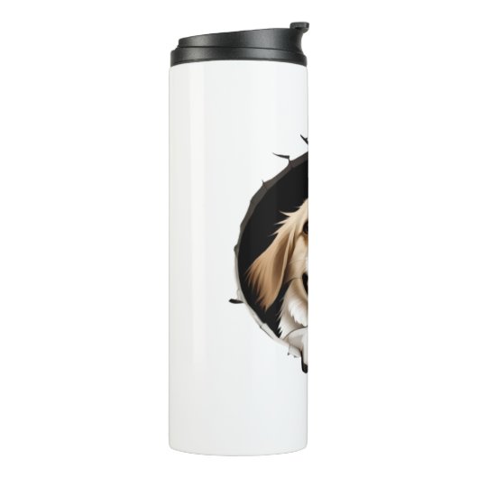 Happy Hund Thermosbecher (Nach links gedreht)