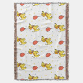 Happy Hunde mit Balloons-Muster Decke (Vorderseite Vertikal)