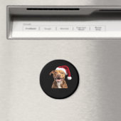 Happy Hunde zu Weihnachten Funny Dogs Classic T - Magnet (In Situ (Geschirrspüler))