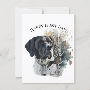 Happy Hunt Day! Postkarte
