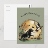 Happy Hunt Day! Postkarte (Vorne/Hinten)
