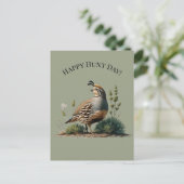 Happy Hunt Day! Postkarte (Stehend Vorderseite)