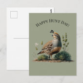 Happy Hunt Day! Postkarte (Vorne/Hinten)