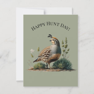Happy Hunt Day! Postkarte