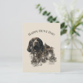 Happy Hunt Day! Postkarte (Stehend Vorderseite)