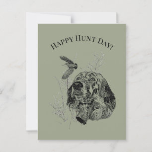 Happy Hunt Day! Postkarte