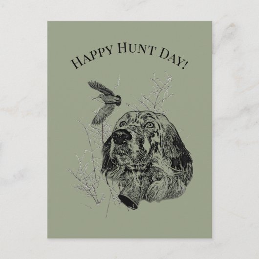 Happy Hunt Day! Postkarte (Vorderseite)