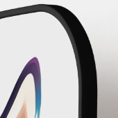 Happy Husky Dog Pet Pickleball Schläger (Linke Seite)