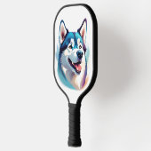 Happy Husky Dog Pet Pickleball Schläger (Links)