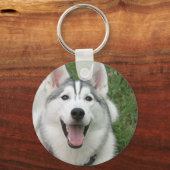 Happy Husky Schlüsselanhänger (Vorderseite)