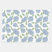 Happy Hydrangea Gift Wrap Geschenkpapier Set (Vorderseite 2)