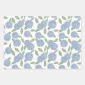 Happy Hydrangea Gift Wrap Geschenkpapier Set (Vorderseite)