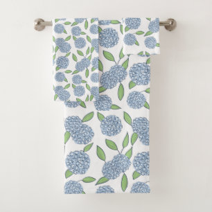 Happy Hydrangea Preppy Uni oder Housewärming Badhandtuch Set