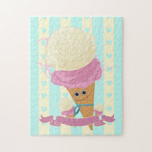 Happy Ice Cream Cone Puzzle