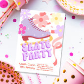 Happy Ice Skate Party Einladung