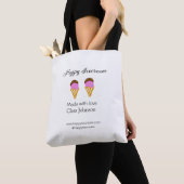 Happy Icecream add name website social media Tasche (Von Nahem)
