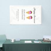 Happy Icecream hinzufügen Namen Website Social Med Banner (Messeveranstaltung)
