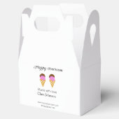 Happy Icecream hinzufügen Namen Website Social Med Geschenkschachtel (Geöffnet)