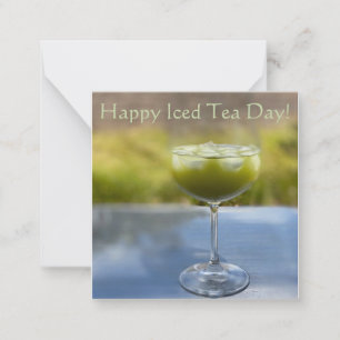 Happy Iced Tea Day! Mitteilungskarte