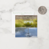 Happy Iced Tea Day! Mitteilungskarte (Vorderseite/Rückseite Beispiel)