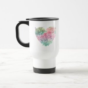 Happy, ich Blumenherz zu sein Reisebecher