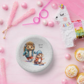 Happy Igel Aquarellpapier Bowl Pappteller (Party)