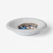 Happy Igel Aquarellpapier Bowl Pappteller (Gewinkelt)
