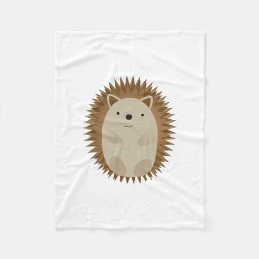 Happy Igel Fleecedecke (Vorderseite)