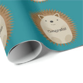 Happy Igel Geschenkpapier (Rolleneckpunkt)