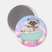 Happy Igel Magnet (Vorderseite/Rückseite)