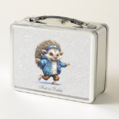 Happy Igel Metal Lunch Box (Rückseite)