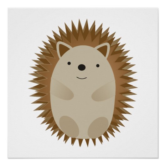 Happy Igel Poster (Vorderseite)