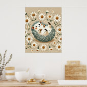 Happy Igel Poster (Küche)